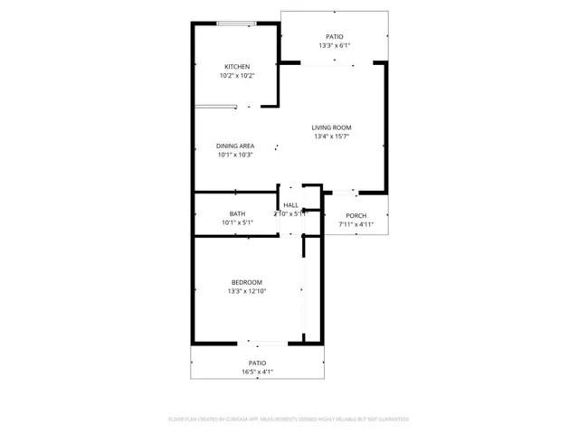 2D Floor Plan for 2001 East Camino Paroc