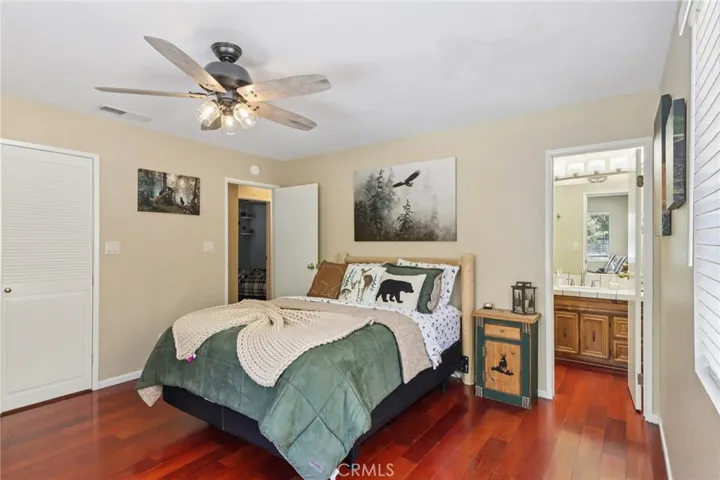 Spacious primary suite with direct access to the en-suite bath.