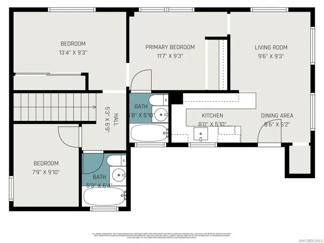 820 & 818 - existing second level layout