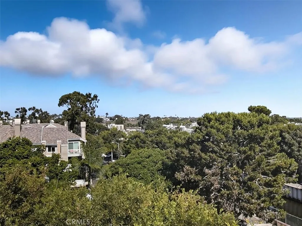 North-facing penthouse view capturing sweeping vistas and the magic of Disneyland fireworks.