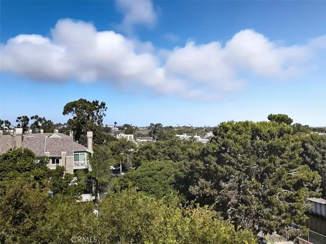 North-facing penthouse view capturing sweeping vistas and the magic of Disneyland fireworks.