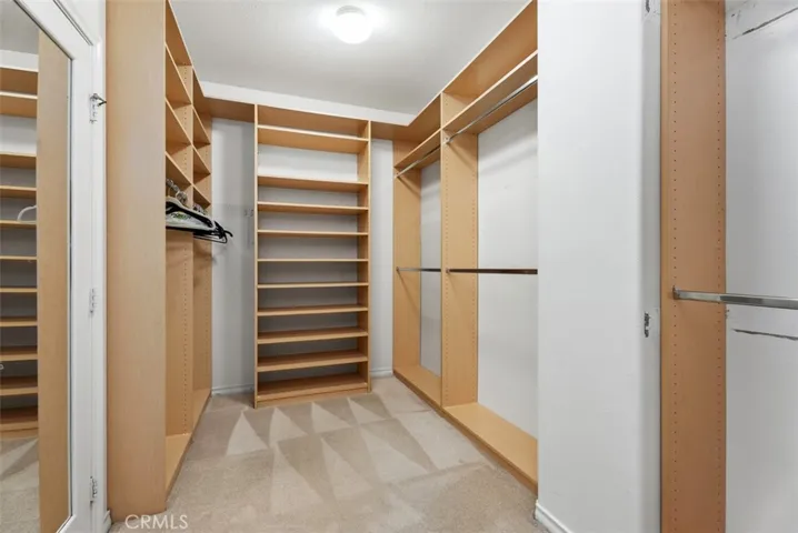 Primary closet