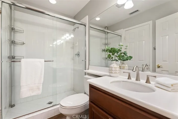 downstairs attached bathroom
