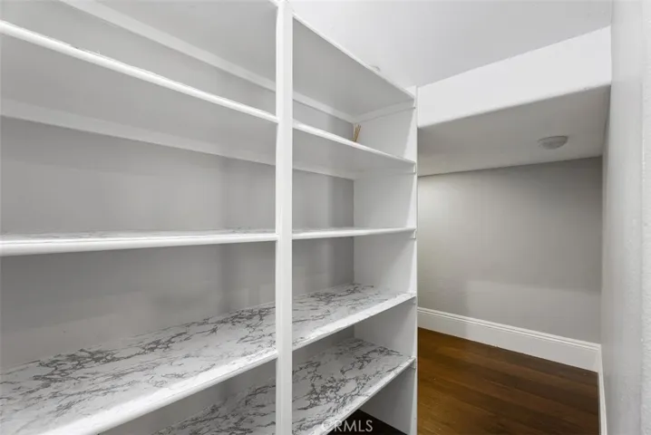 huge walk in pantry