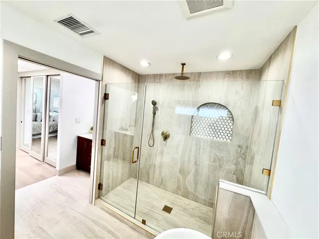 Upscale tile with designer touches everywhere.