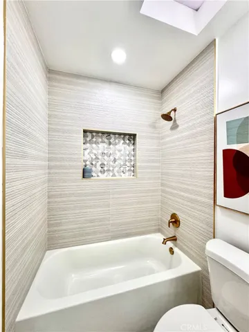 Skylight over the tub