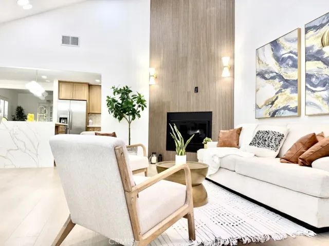 Room for the TV over the electric fireplace