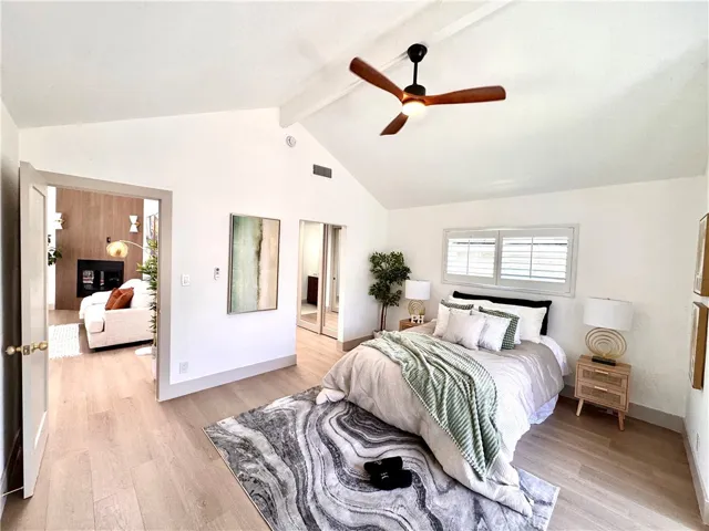 Primary retreat with massive closet space