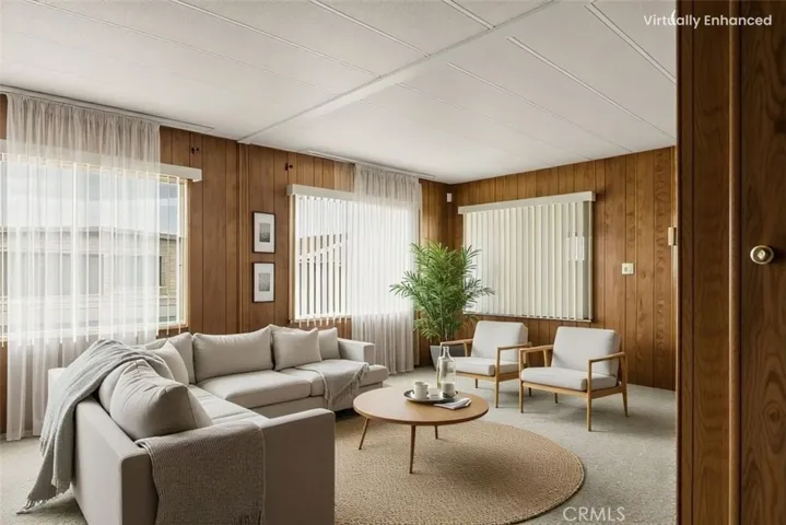 AI Staged Living Room