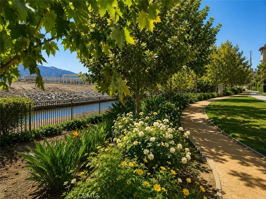 Walk way with views to creek