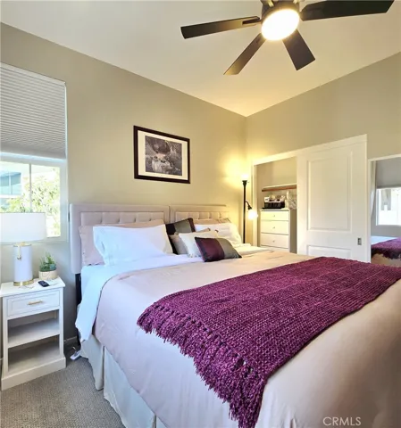 Private Bedroom with closet space.