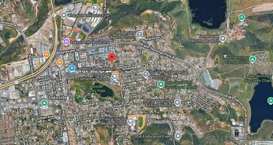 Red marker shows how close to parks, schools, rodeo grounds, restaurants, lakes and so much more.