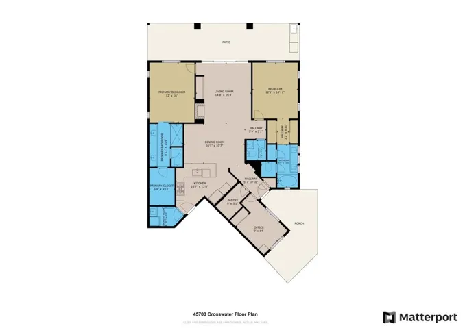 45703 Crosswater Floor Plan