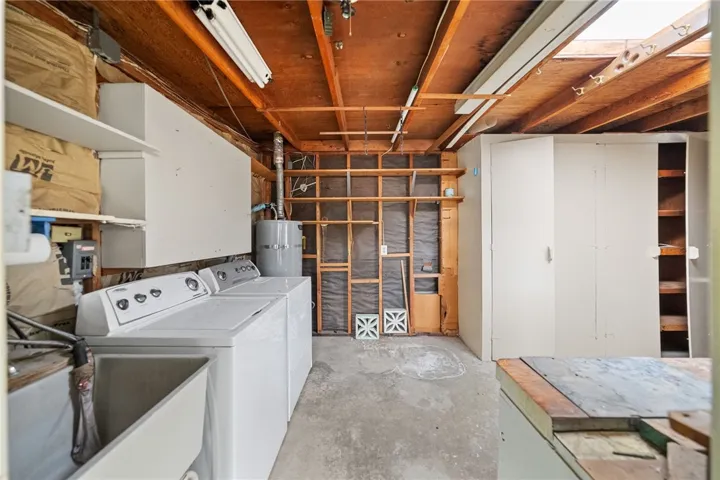 outside laundry room and storage area