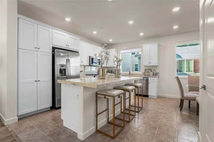 Kitchen with quartz countertops