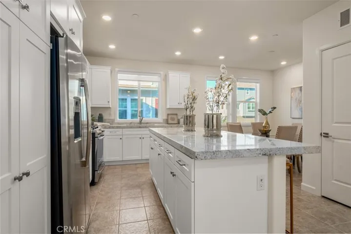 Recessed lighting featured throughout