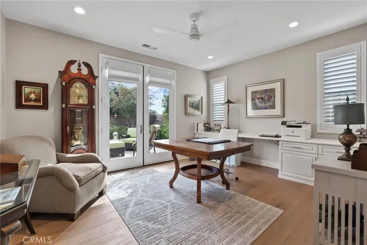 Spacious den, currently used as an office!