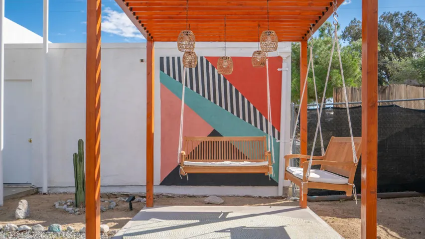 Covered porch swings