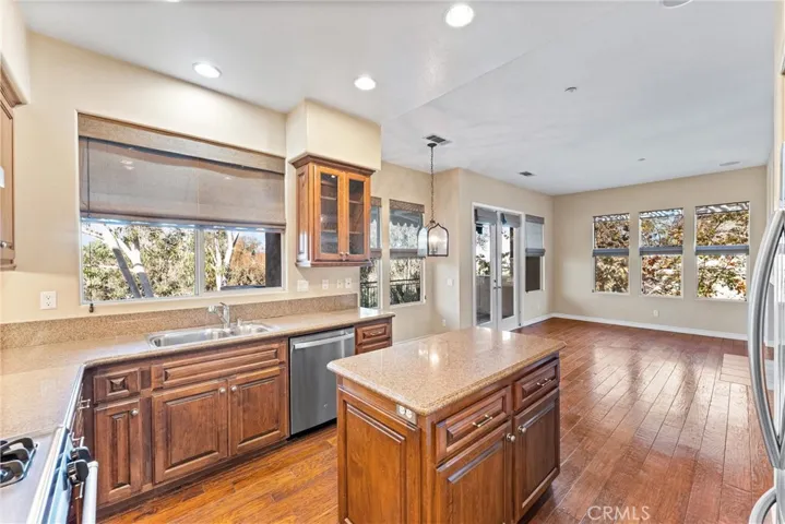Kitchen Open to Family Room