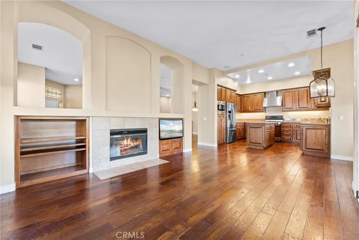 Family Room Open to Kitchen