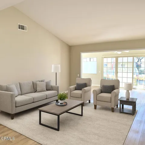 Living Room virtual staging