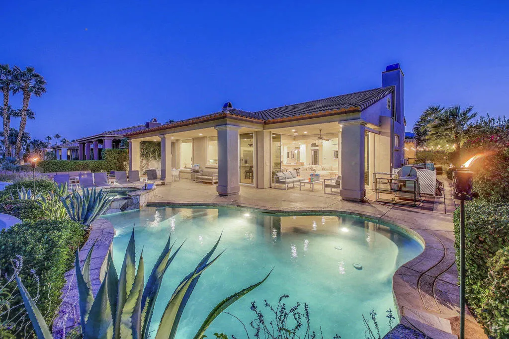 Pool with Agave