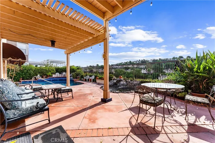 The private backyard has stunning views and is an oasis after a long week of work!
