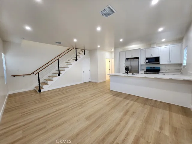 OPEN LIVING, DINING KITCHEN