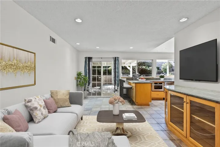 Virtually Staged Family Room