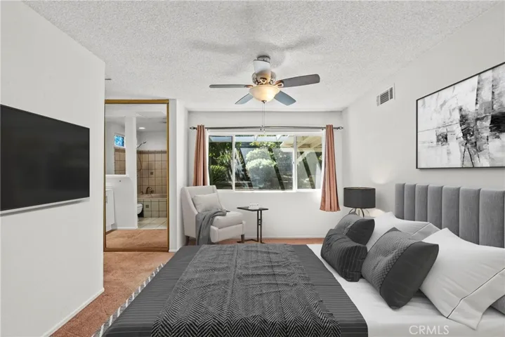 VIrturally Staged Primary Bedroom