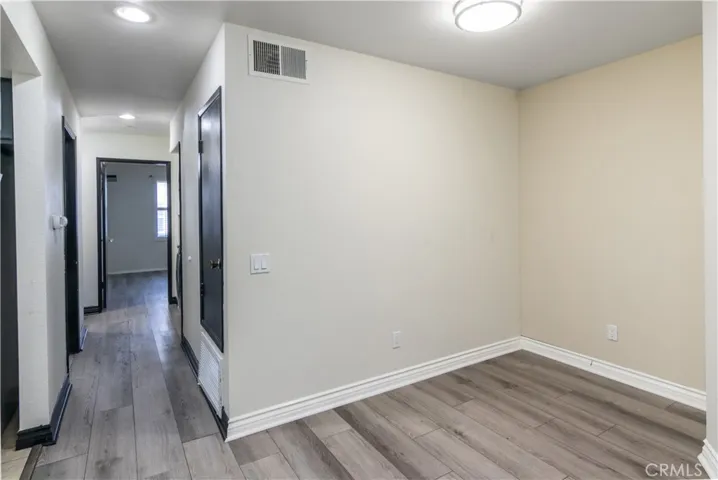 Dining room with view of the hallway
