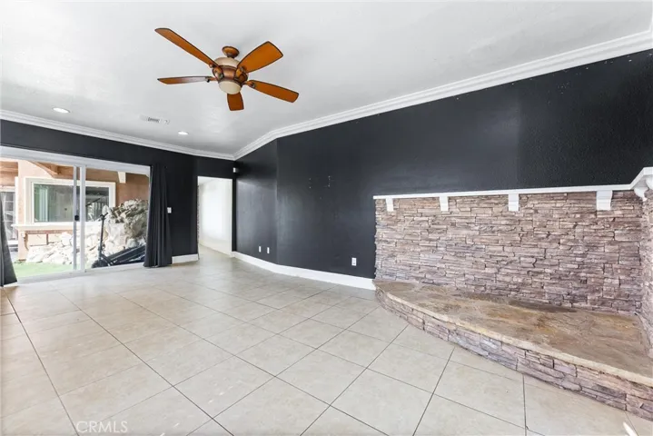 oversized family room with views