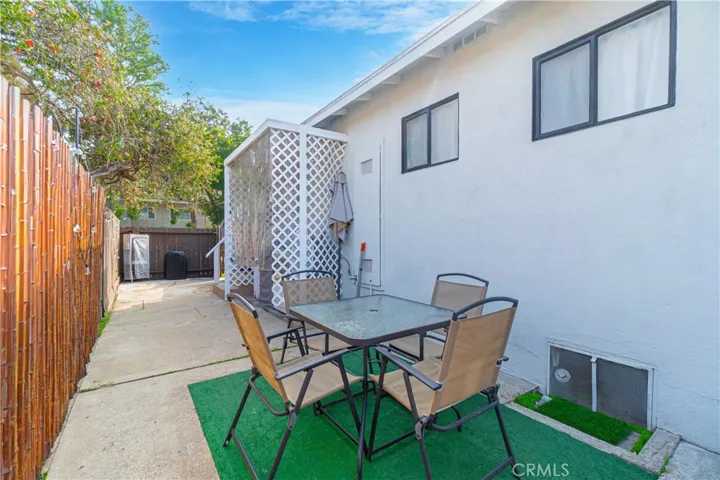 Private Patio Enclosed