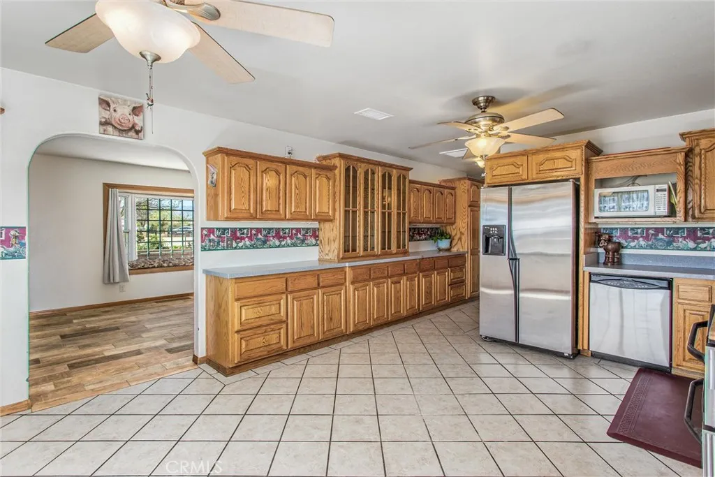 Lots of cabinets and counter space