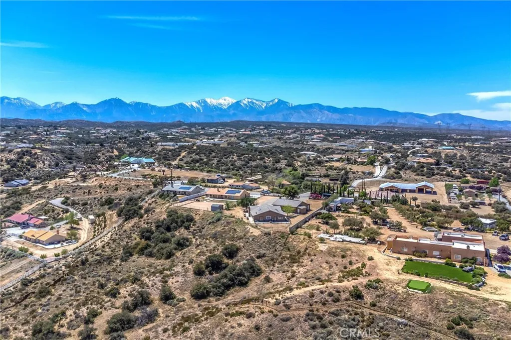 Aerial photo  showing the The Valley and Mountains