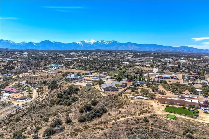 Aerial photo  showing the The Valley and Mountains