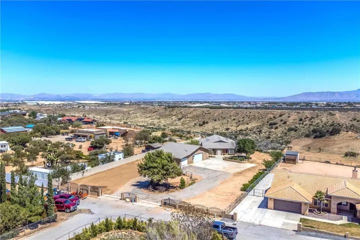 Aerial photo showing the views that surround the property