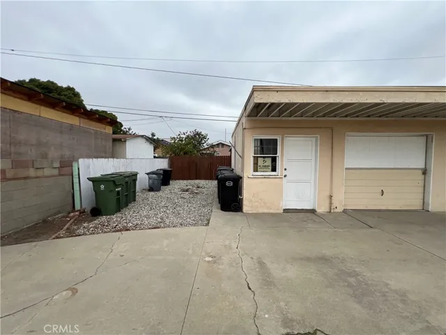 Side of Garage
