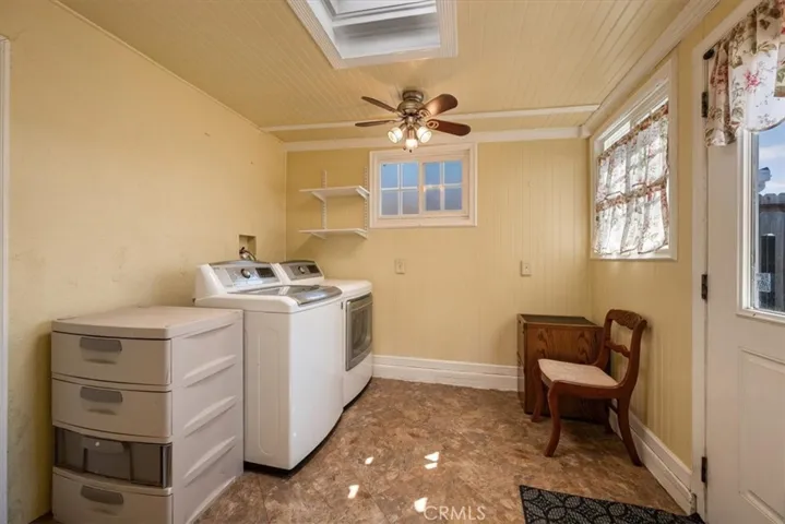 Laundry Room with Storage Room Area