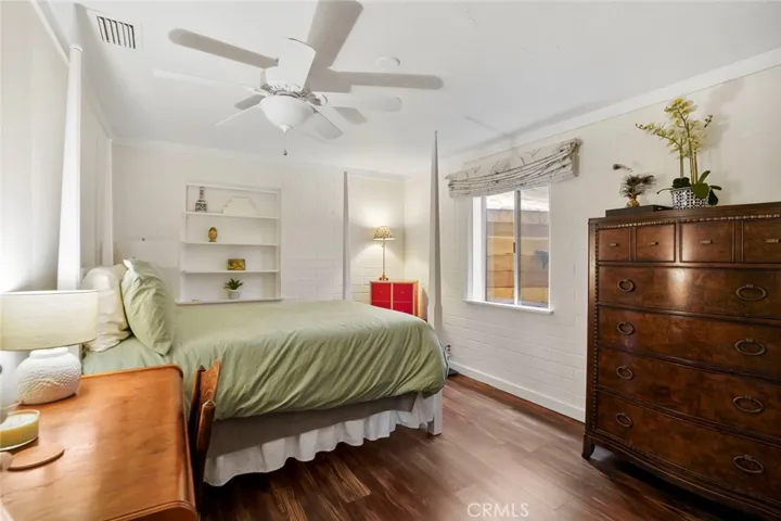 Bedroom #3 overlooks the atrium.