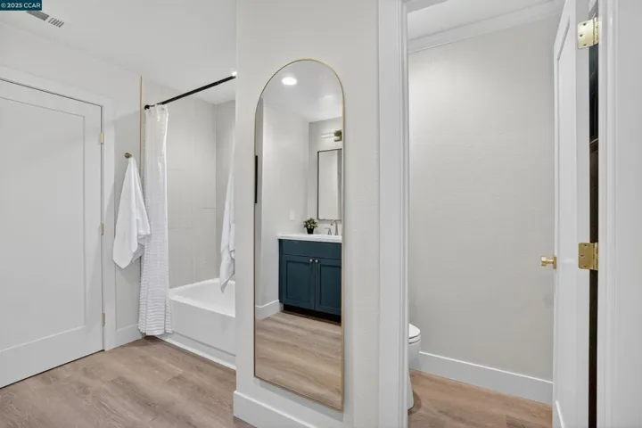 Hall Split Bathroom
