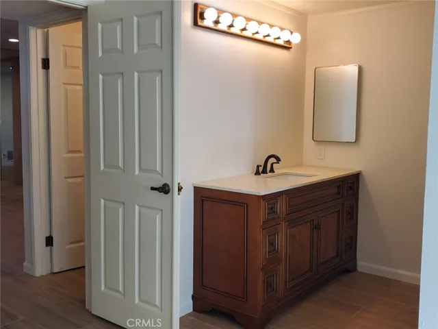 new master vanity, backsplash and mirror to be added