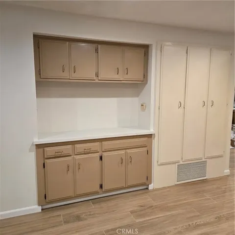 dry bar and pantry in Family room