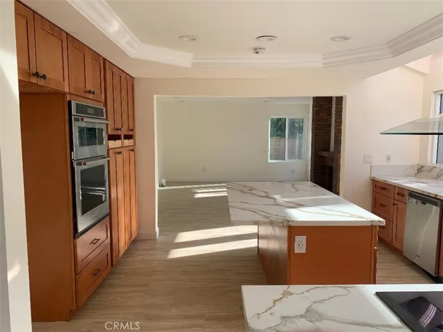 Kitchen view to the bonus room