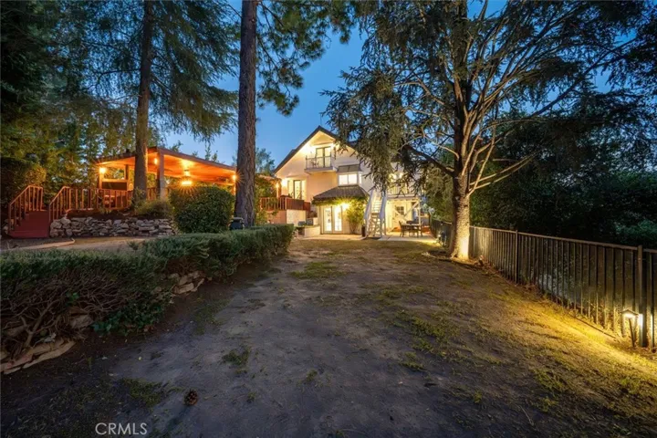 Back Yard at Twilight