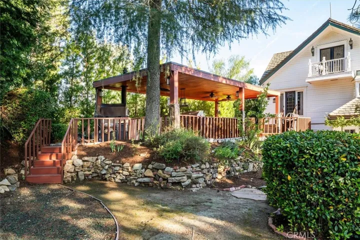 Backyard Elevated Covered Patio