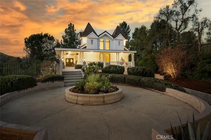 Exterior Front At Twilight