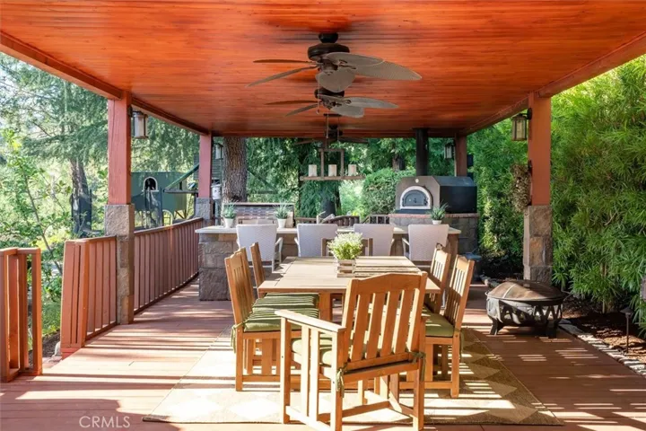 Covered Backyard Deck