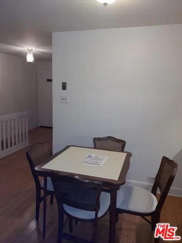 cozy dining area with ocean vi