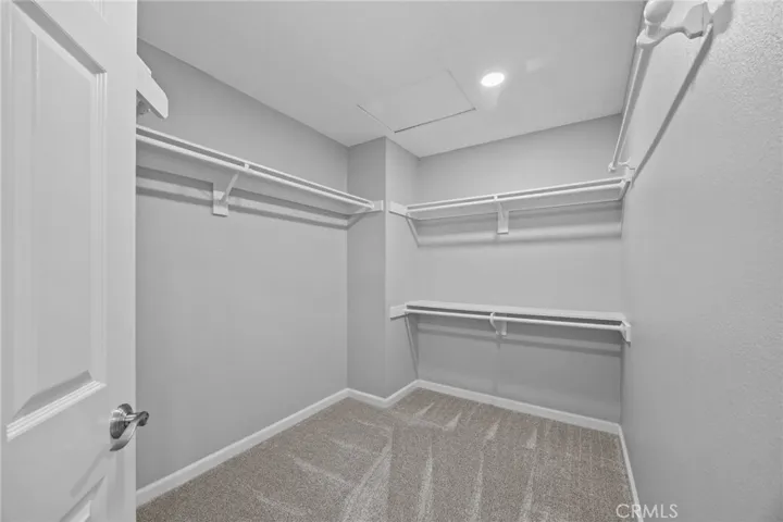 Primary walk-in closet